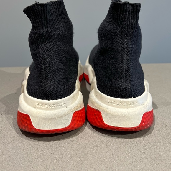 Authentic Balenciaga Speed Trainer High-Top Sock Sneakers - Picture 2 of 8